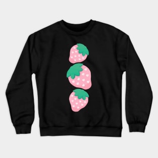 Pink Strawberries Crewneck Sweatshirt